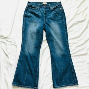 Madewell RIgid Flare Wide Leg Jeans 100% Cotton